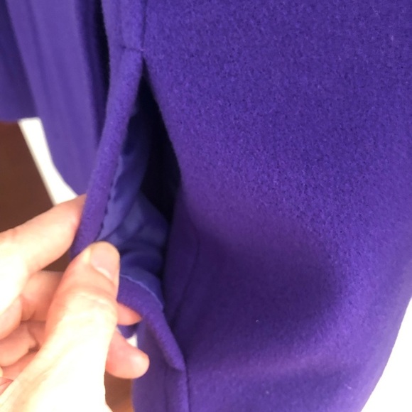 Wool Cashmere Double Breasted Size Medium Pea Coat - Picture 10 of 16